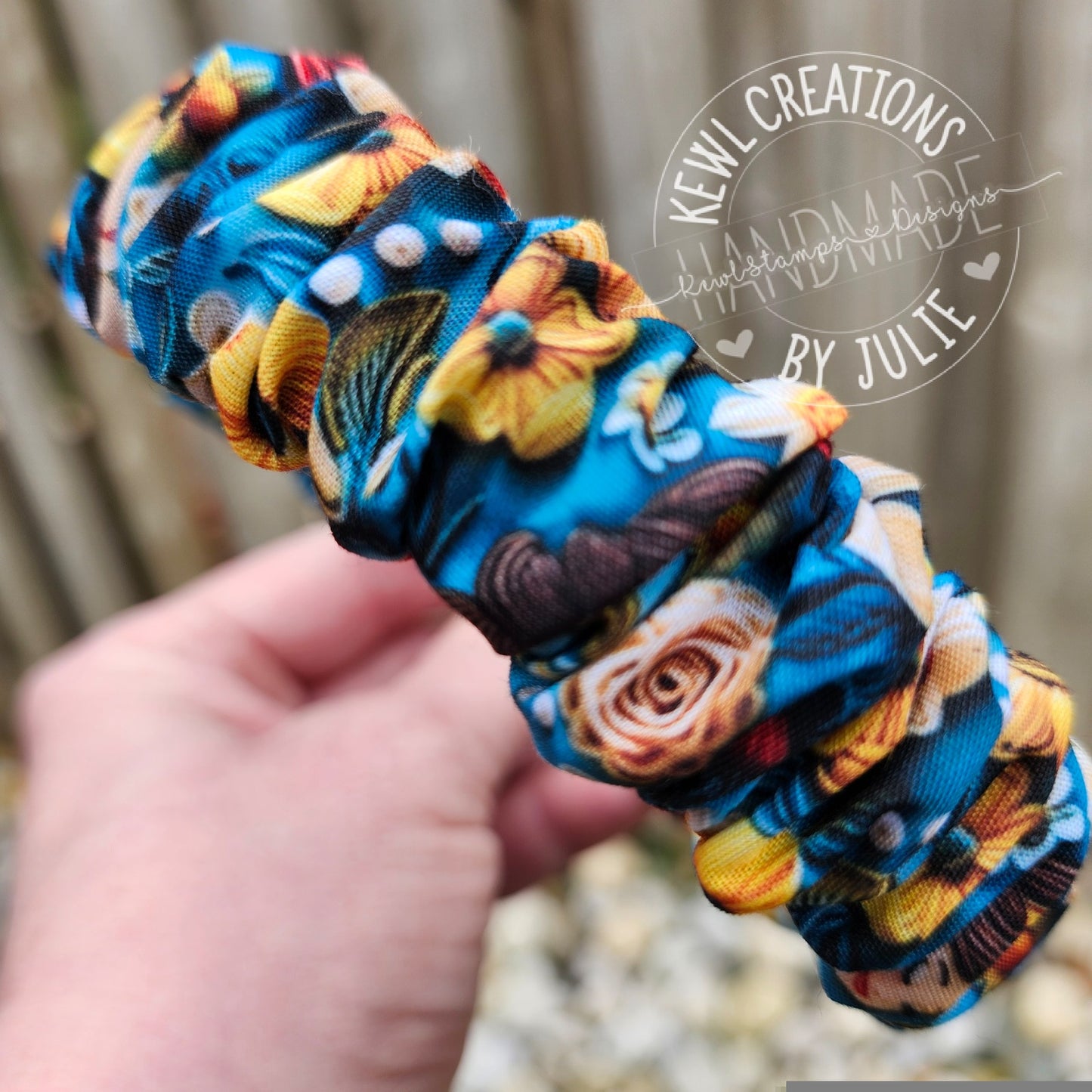 Cute comfortable fabric covered headbands