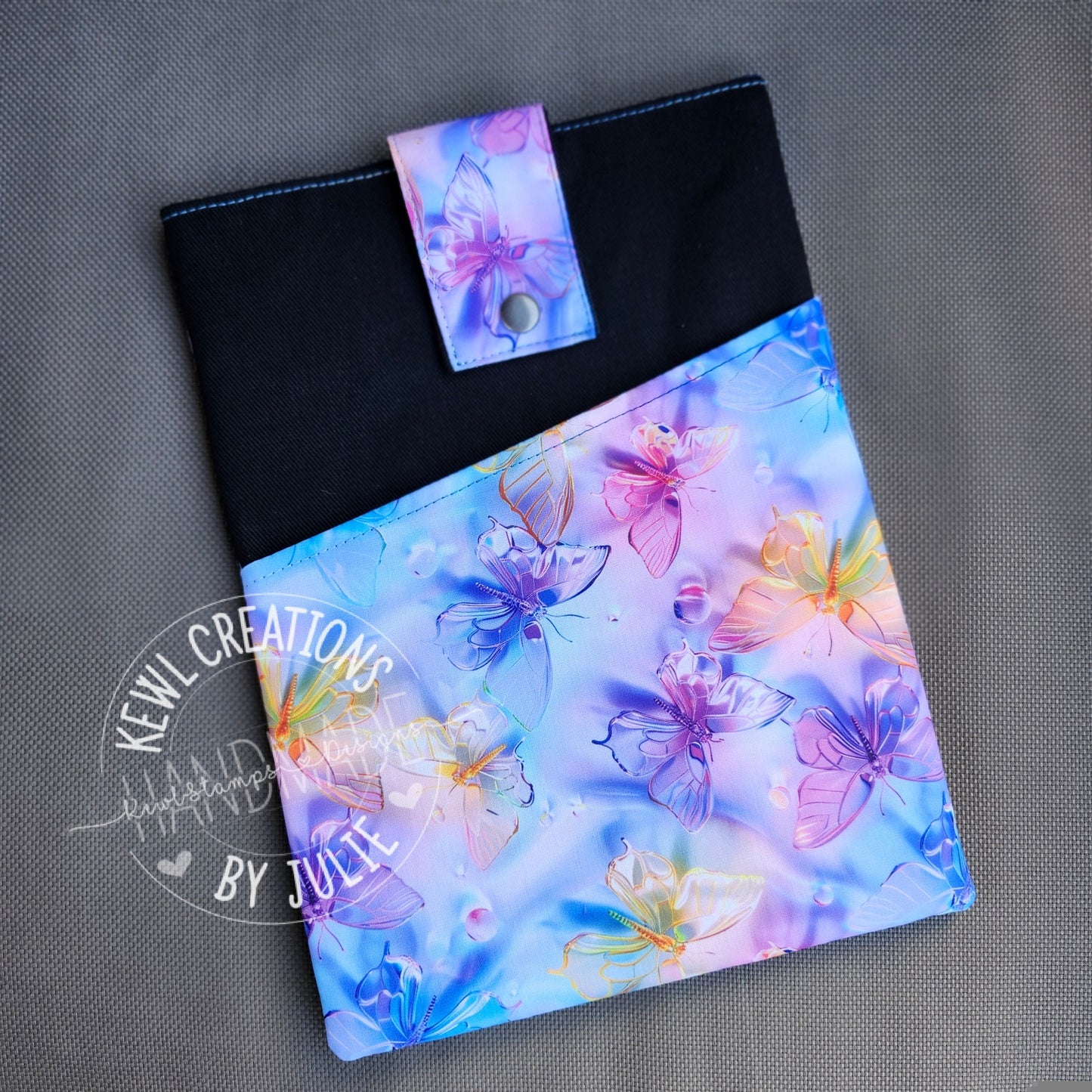 Slip pocket/ Zippered pocket Book pouch / tablet and e reader cover / Book sleeve
