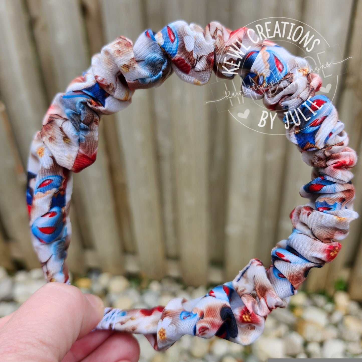 Cute comfortable fabric covered headbands