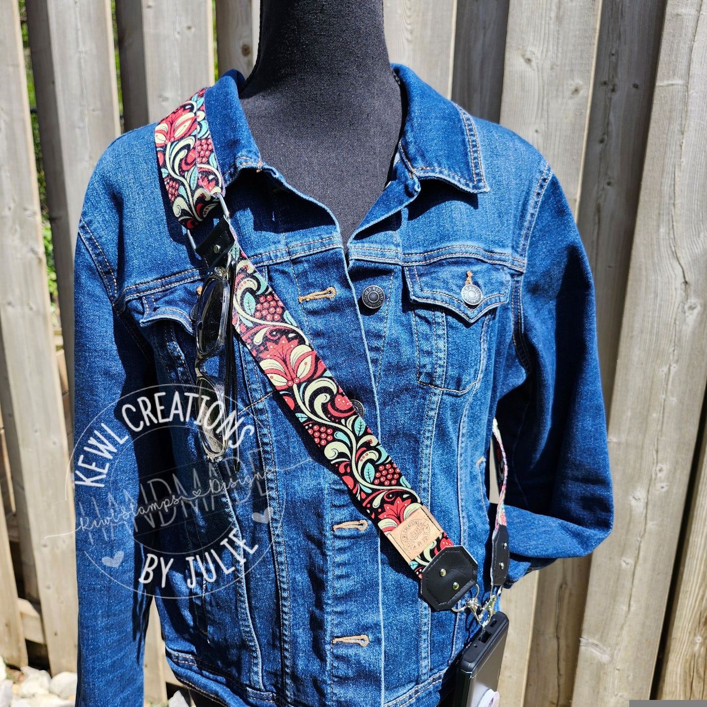 Cell Phone Sling / Adjustable, interchangeable Crossbody strap.