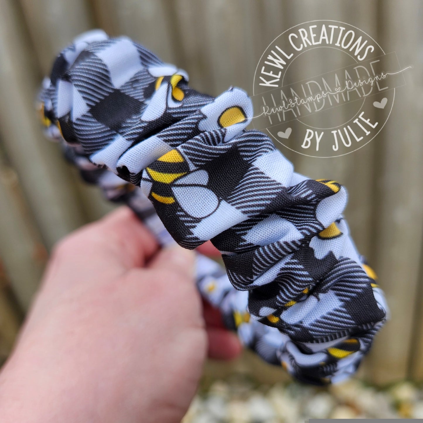Cute comfortable fabric covered headbands