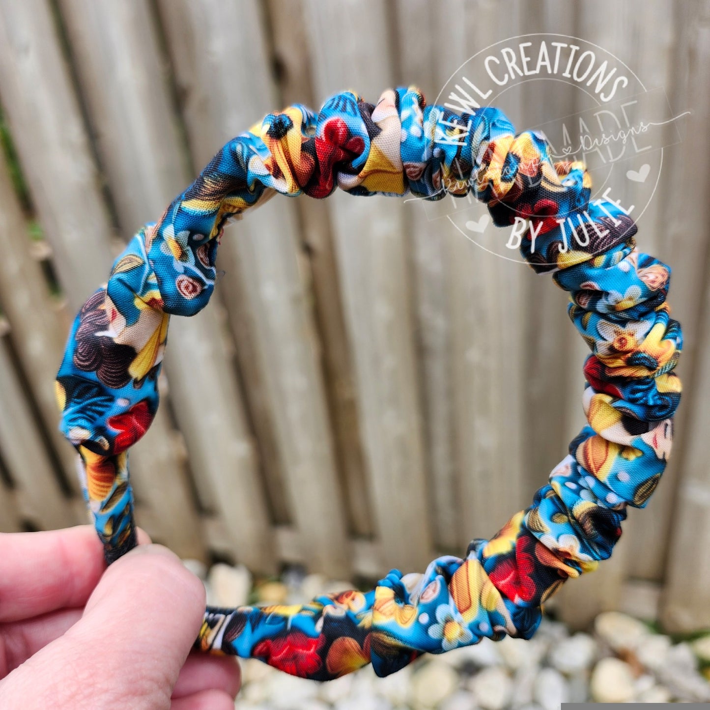 Cute comfortable fabric covered headbands