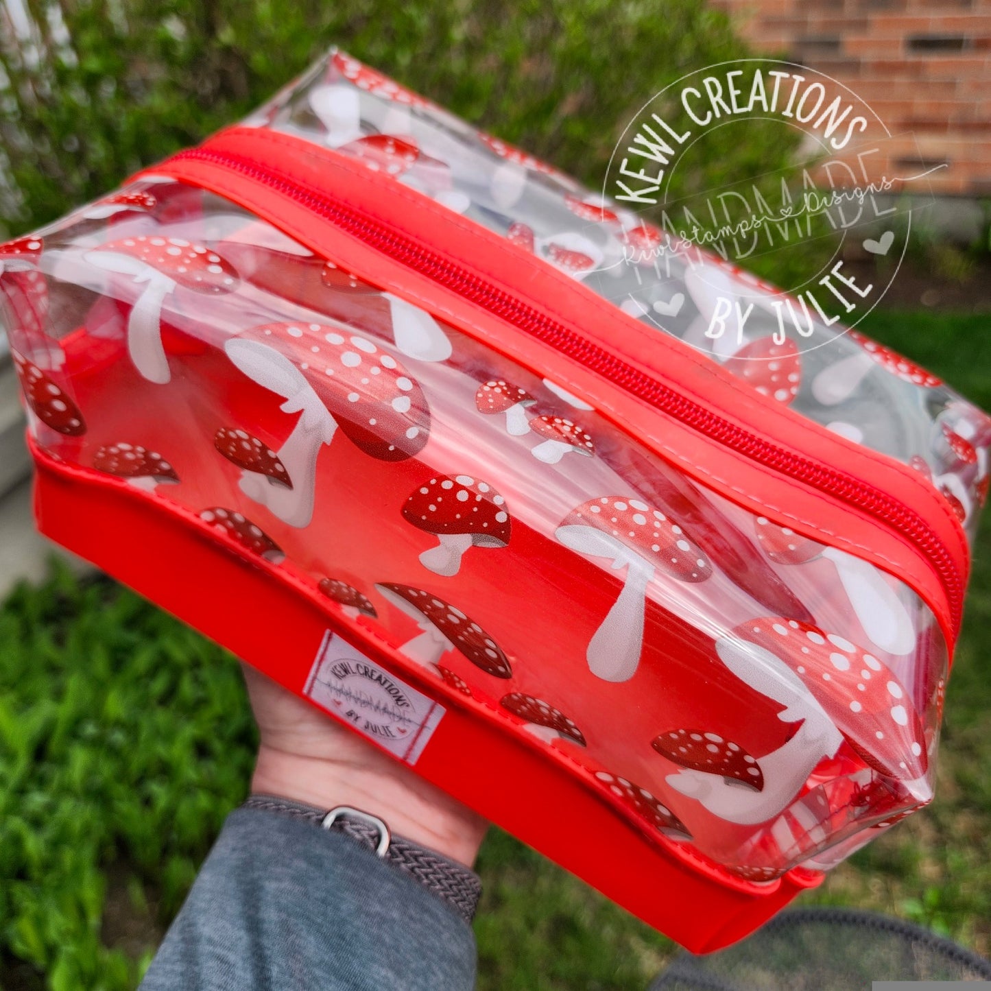 Clear TPU, Two-tone Jelly vinyl toiletries bag/ makeup pouches