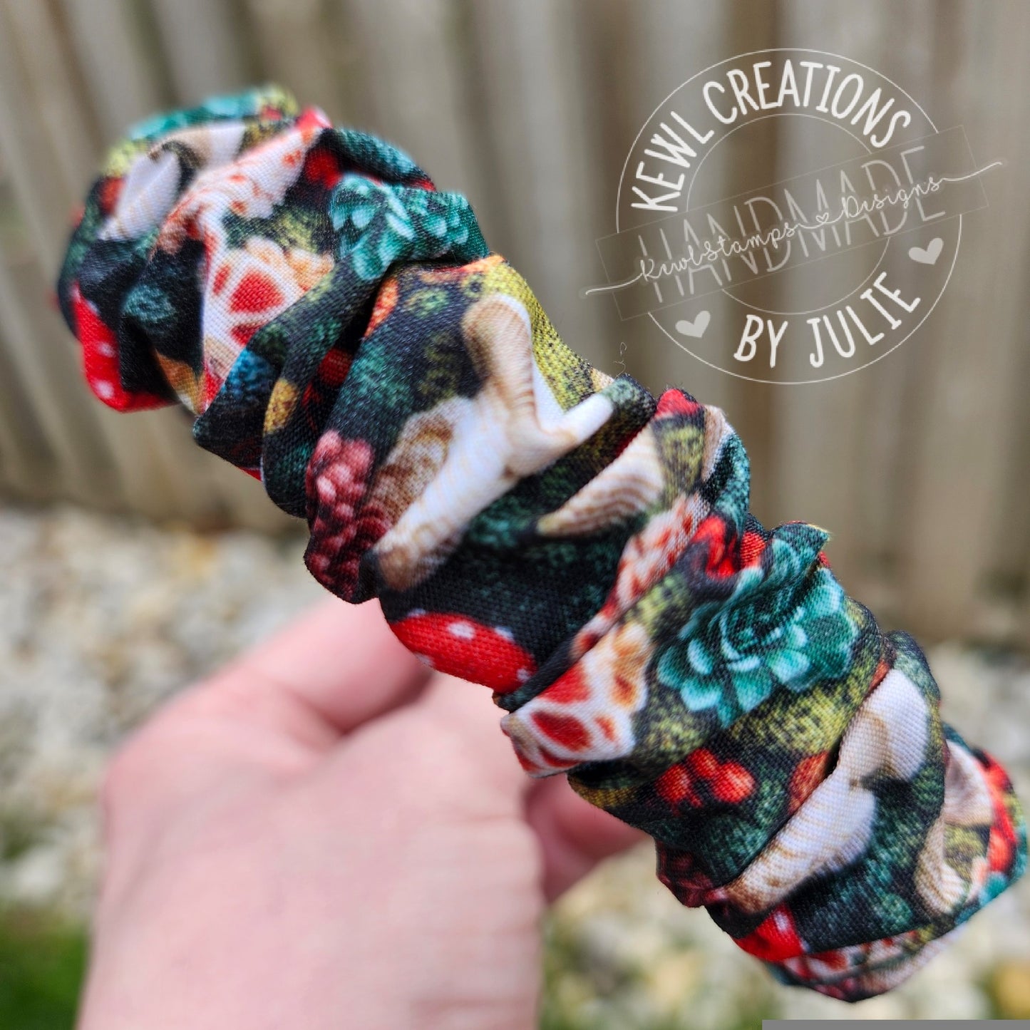 Cute comfortable fabric covered headbands