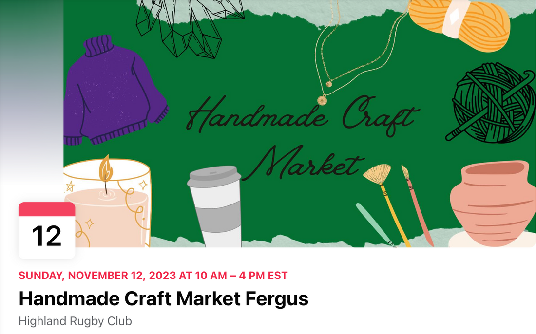 Woo-hoo!!! There is still time.... Handmade market!