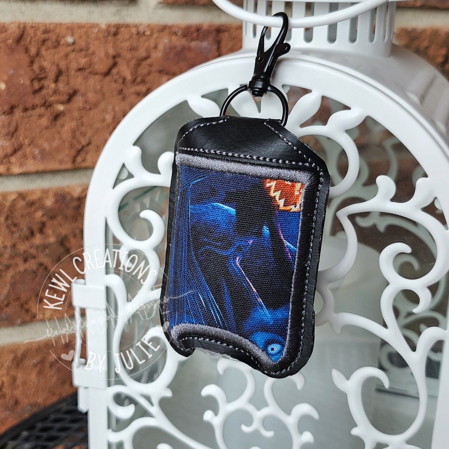 Embroidered Hand Sanitizer Holder.