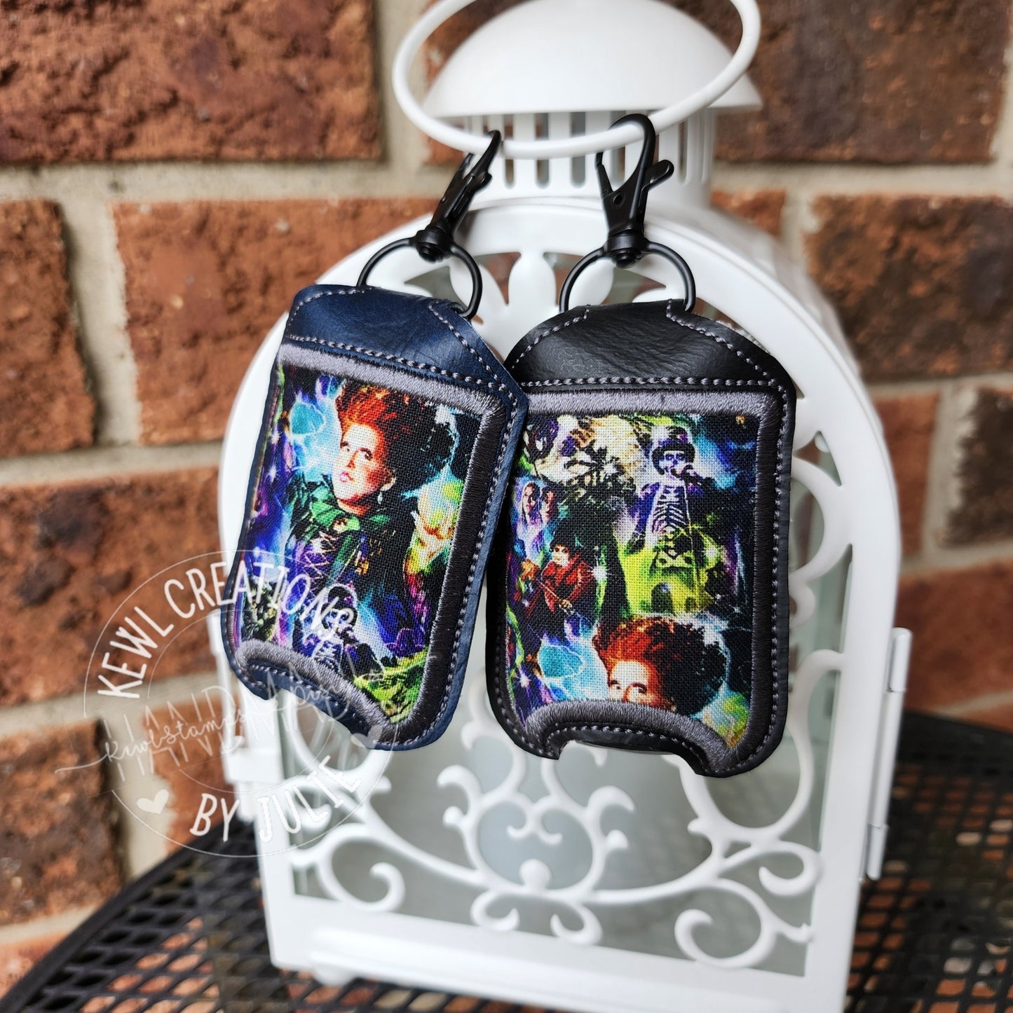 Embroidered Hand Sanitizer Holder.