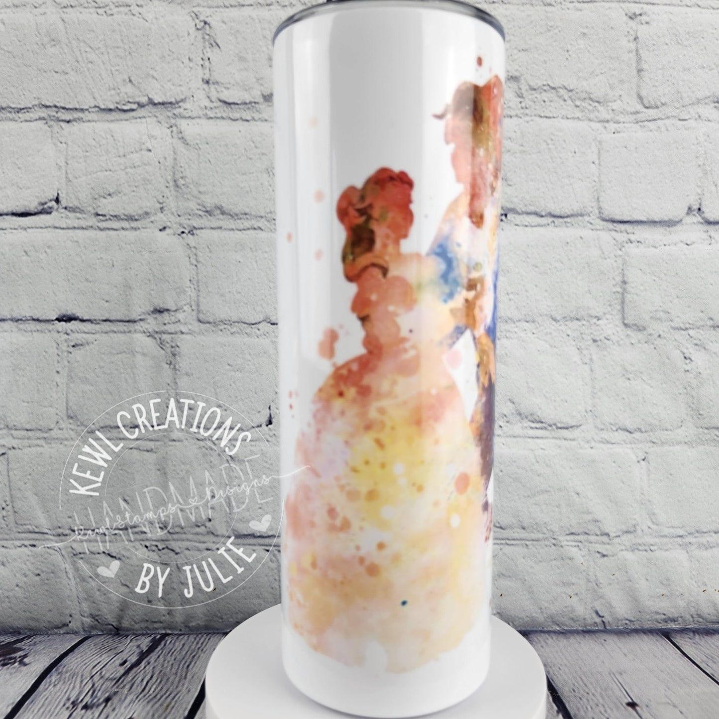 Sublimated "Magic place" 20oz stainless steel tumbler.