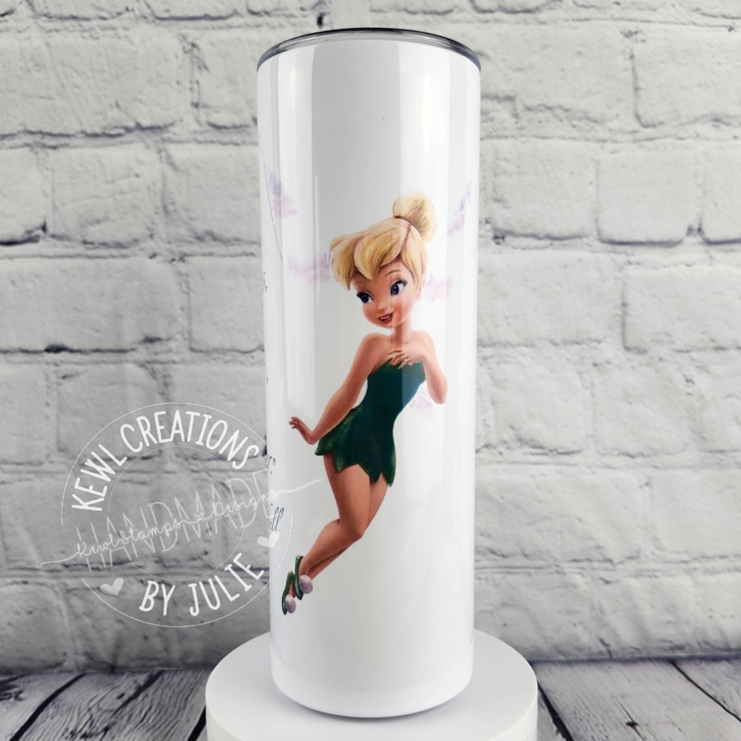 Sublimated "Magic place" 20oz stainless steel tumbler.