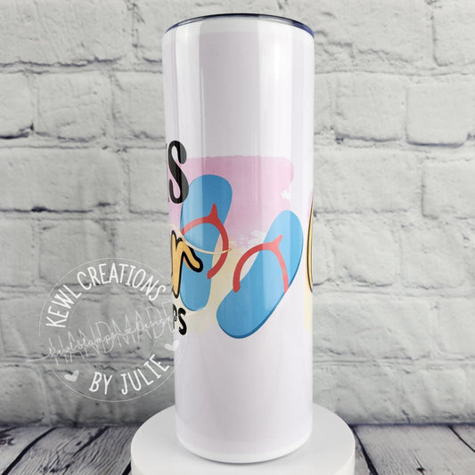 Sublimated "Quotes", 20oz stainless steel tumbler.