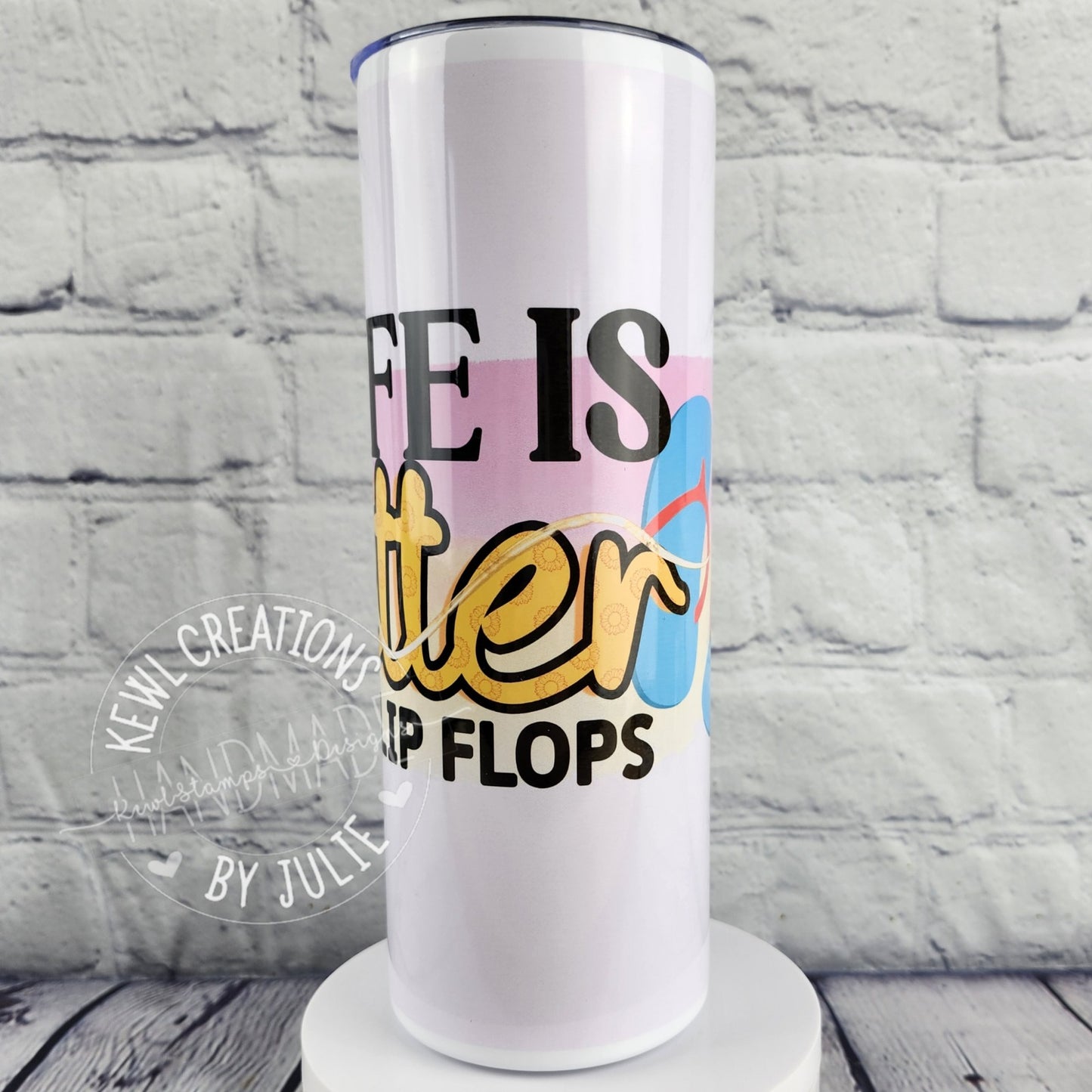 Sublimated "Quotes", 20oz stainless steel tumbler.