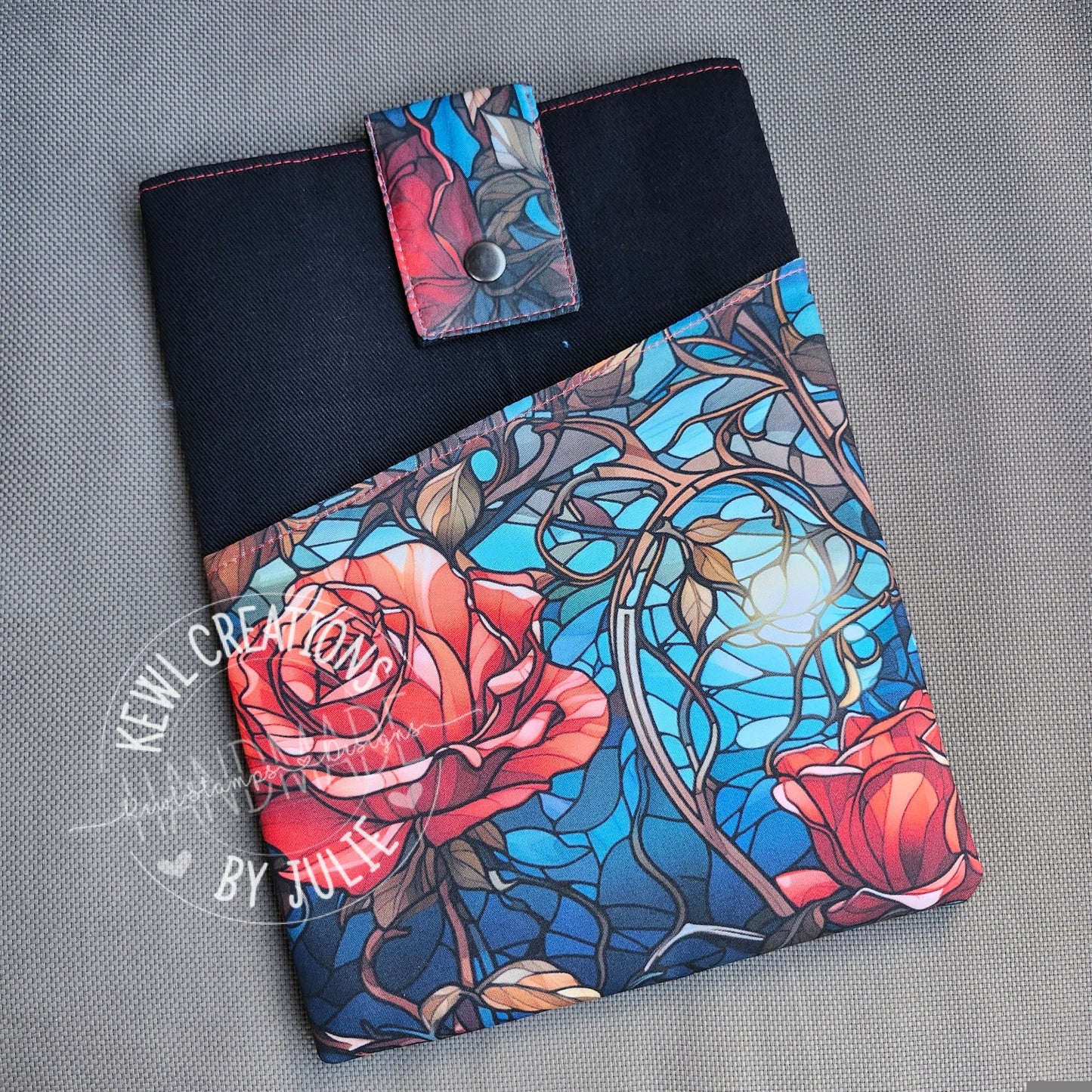 Slip pocket/ Zippered pocket Book pouch / tablet and e reader cover / Book sleeve