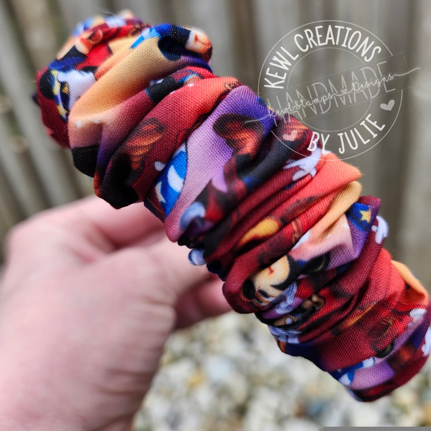 Cute comfortable fabric covered headbands