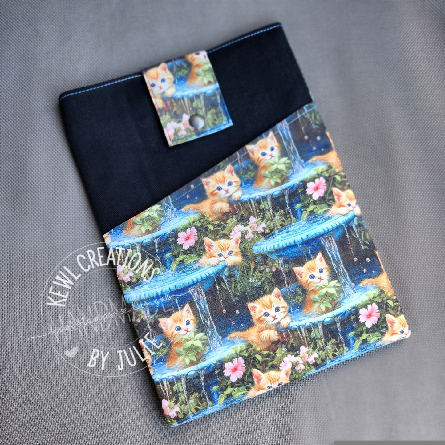 Slip pocket/ Zippered pocket Book pouch / tablet and e reader cover / Book sleeve