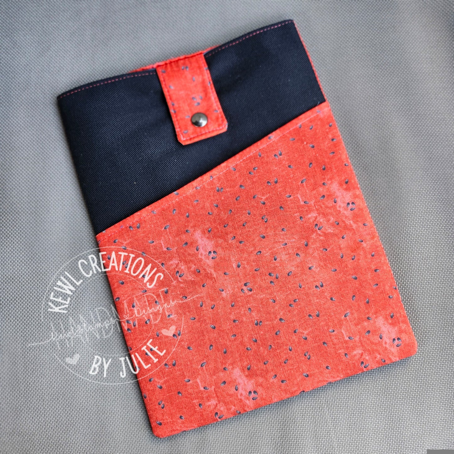 Slip pocket/ Zippered pocket Book pouch / tablet and e reader cover / Book sleeve