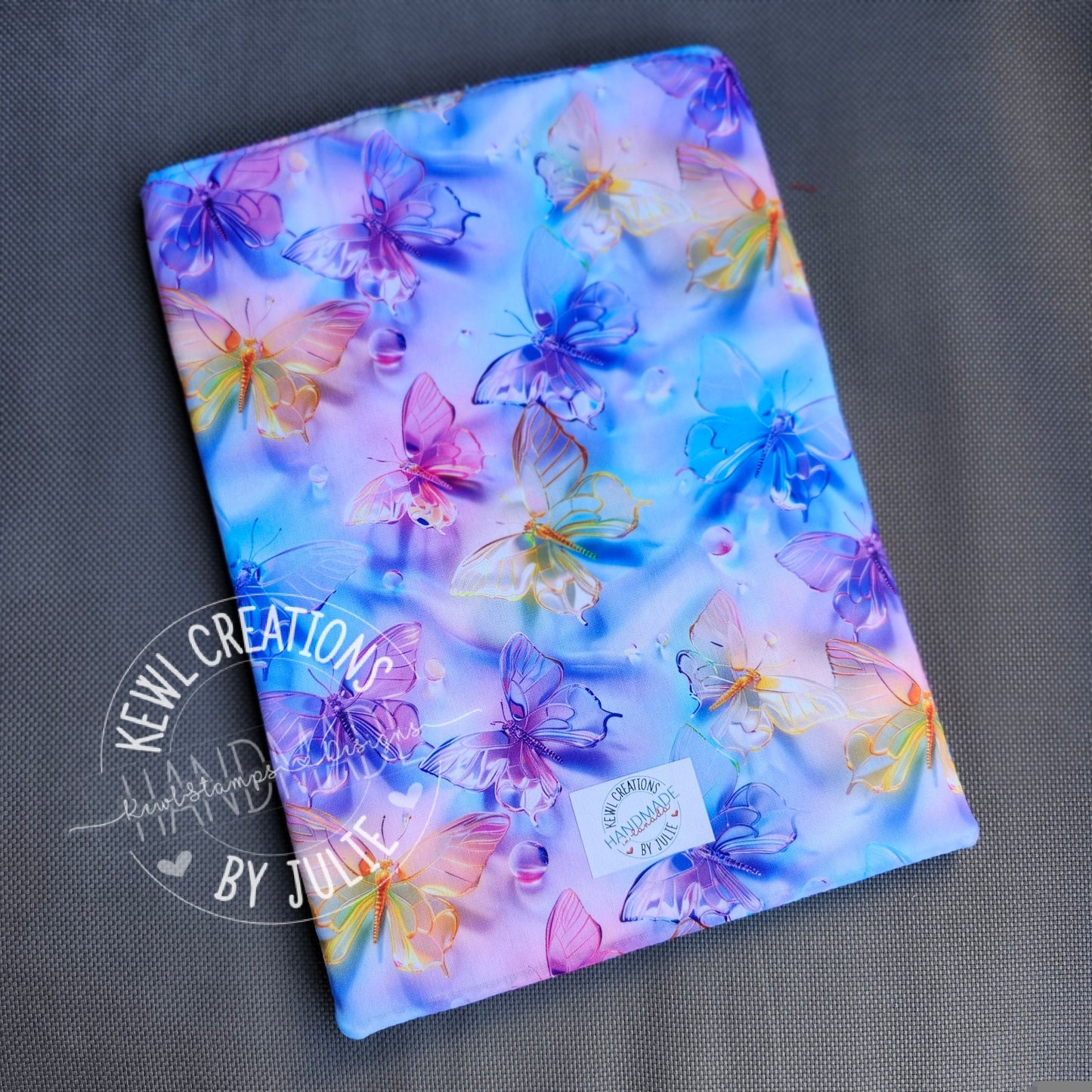 Slip pocket/ Zippered pocket Book pouch / tablet and e reader cover / Book sleeve