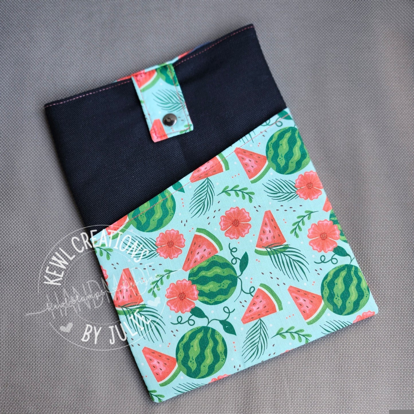 Slip pocket/ Zippered pocket Book pouch / tablet and e reader cover / Book sleeve