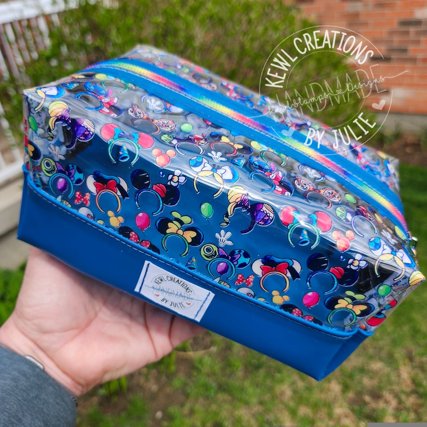Clear TPU, Two-tone Jelly vinyl toiletries bag/ makeup pouches