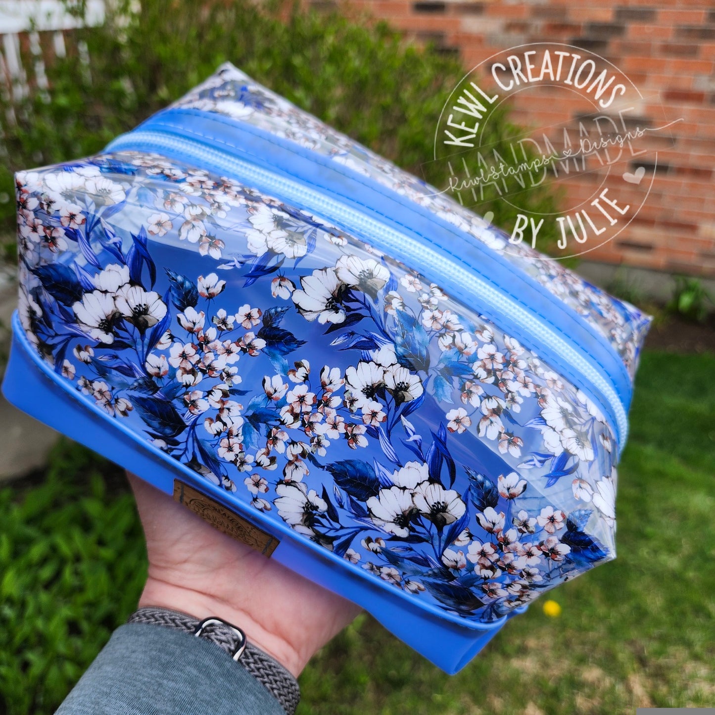 Clear TPU, Two-tone Jelly vinyl toiletries bag/ makeup pouches