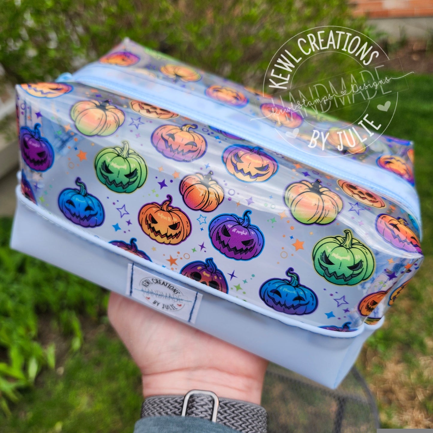 Clear TPU, Two-tone Jelly vinyl toiletries bag/ makeup pouches