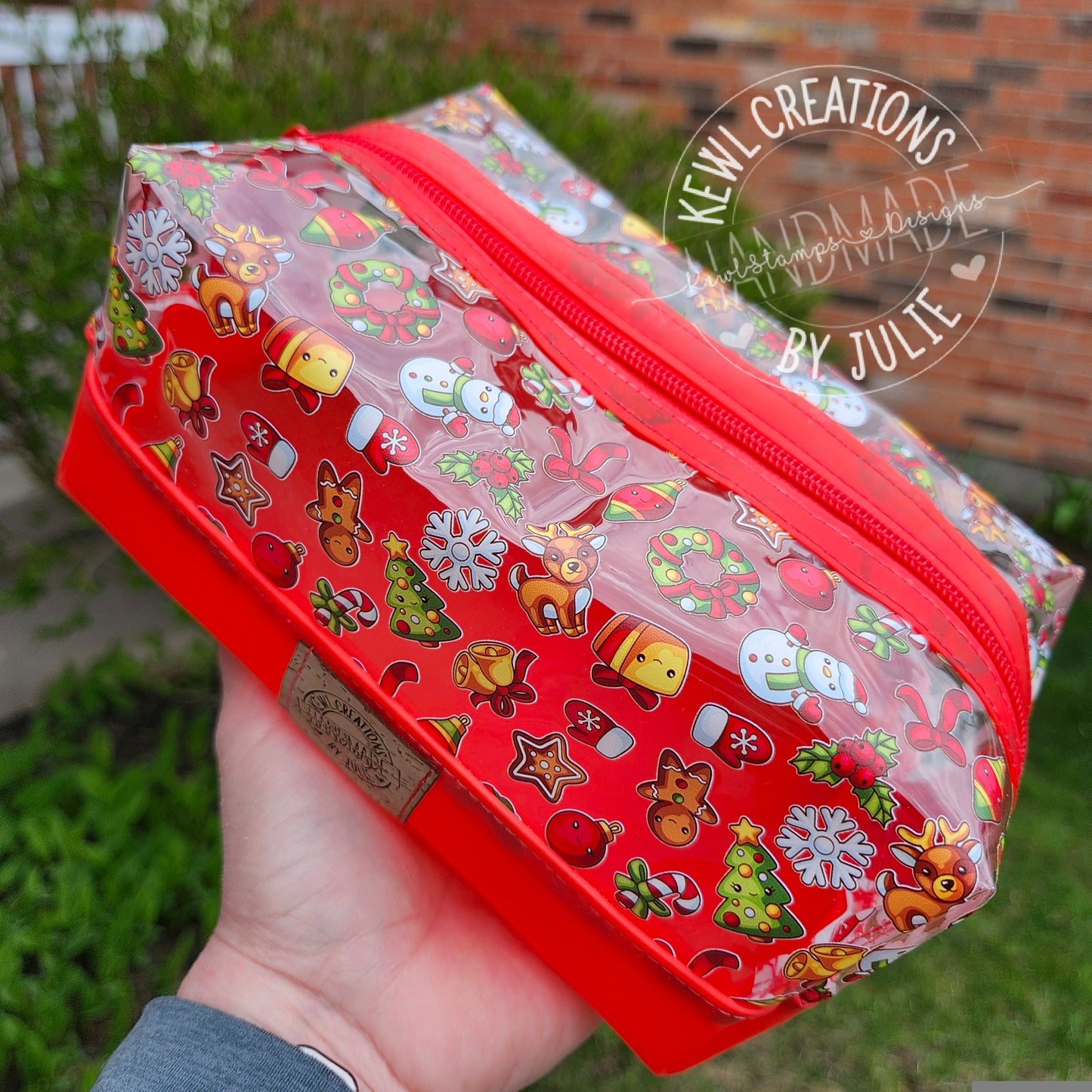 Clear TPU, Two-tone Jelly vinyl toiletries bag/ makeup pouches