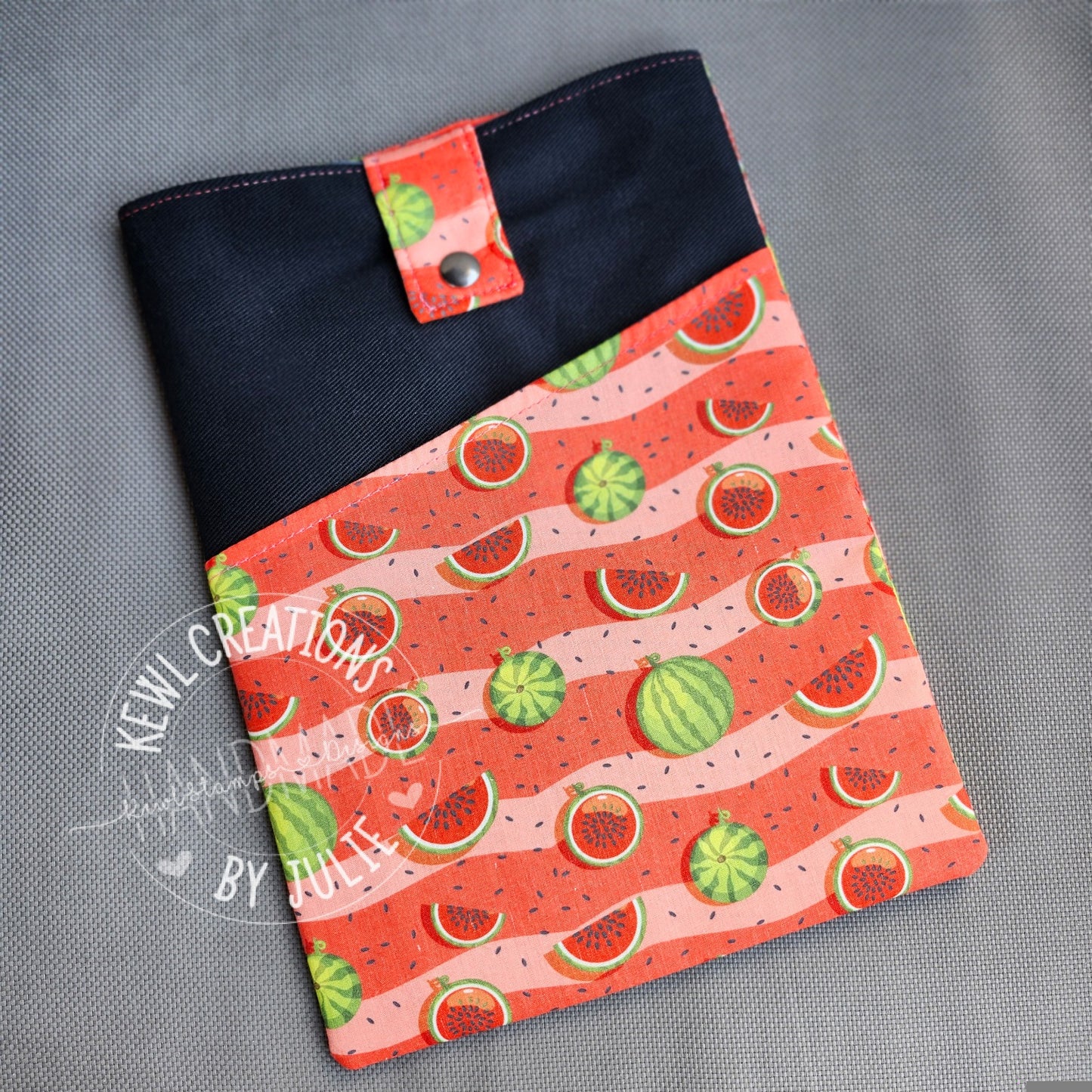 Slip pocket/ Zippered pocket Book pouch / tablet and e reader cover / Book sleeve