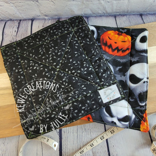 SOLD - Farmhouse Potholders - NBC Pumpkin King