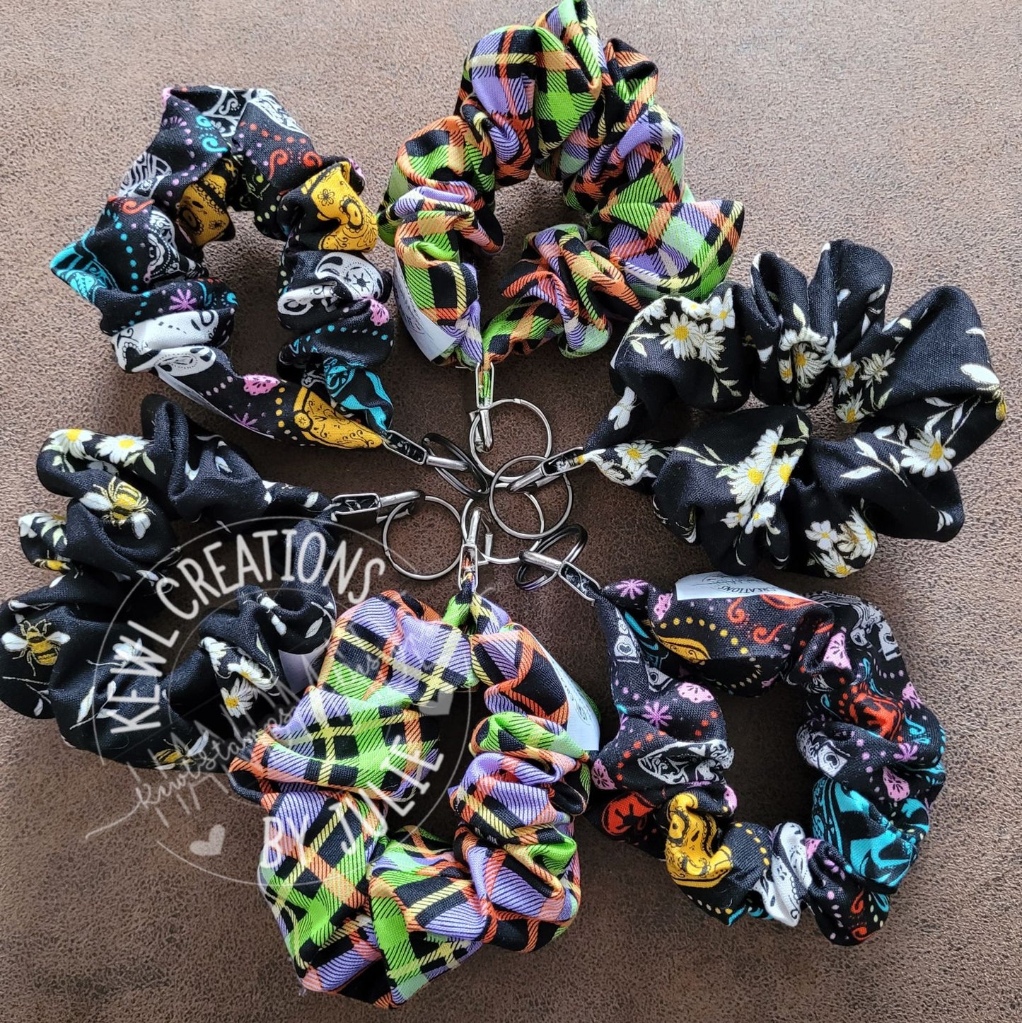 Scrunchies Key Fob, Keychain